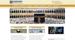Desktop Screenshot of caravanhajj.com